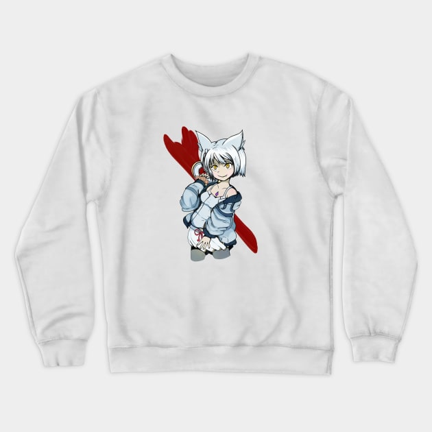 Xenoblade: Mio Crewneck Sweatshirt by wisdomeel